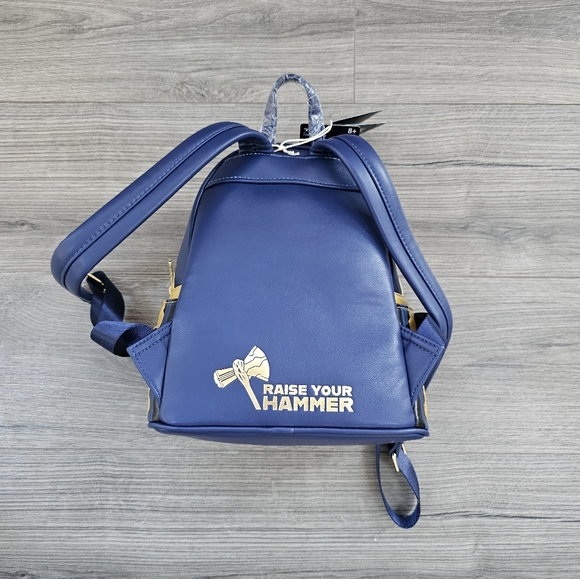 Loungefly Thor Love And Thunder Glow In The Dark Mini Backpack - Picture 4 of 5